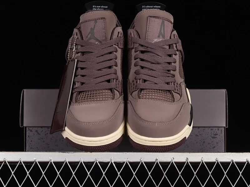 All categories Air Jordan Jordan series basketball shoes Air Jordan 4 A Ma Maniére x Air Jordan 4 "Violet Ore" AJ4 Joe 4 joint model Burgundy red DV6773-220
